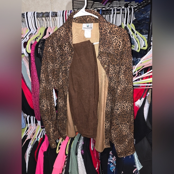 💋5/20 Erin London size 12 leapord pantsuit - Picture 1 of 5